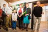 Zgierska Noc Muzeów - Otwarcie wystawy rodziny Łuczaków od prawej Mirosław, Maria, Hanna i Stanisław